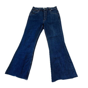 COTTON:ON Original Flare Jean Women's Size:8 Raw Hems Edge